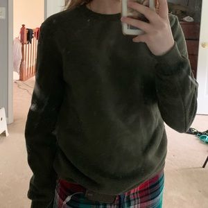 olive green h&m pullover